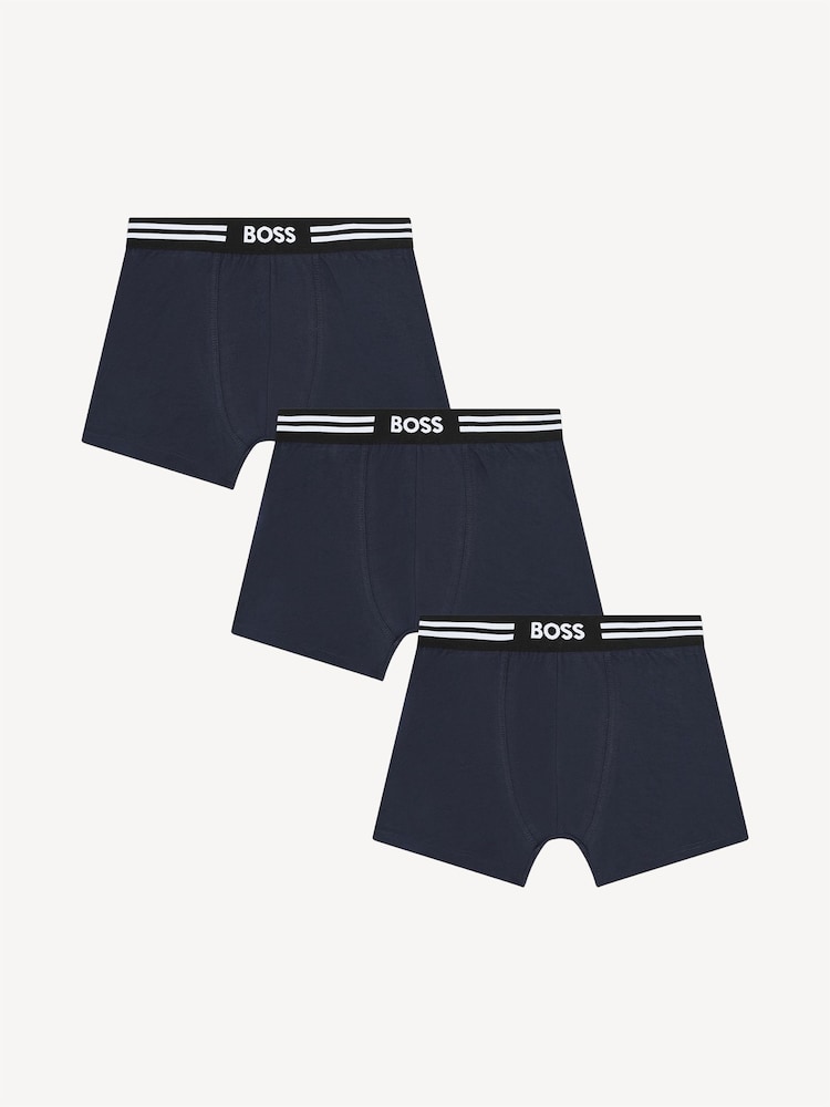 BOSS Blue Logo Boxers 2 Pack - Image 1 of 4
