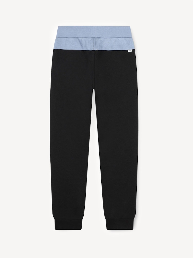 BOSS Black Logo Joggers With Colourblock Detail - Image 2 of 2