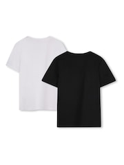 BOSS Black Chest Logo T-Shirts 2 Pack - Image 2 of 6