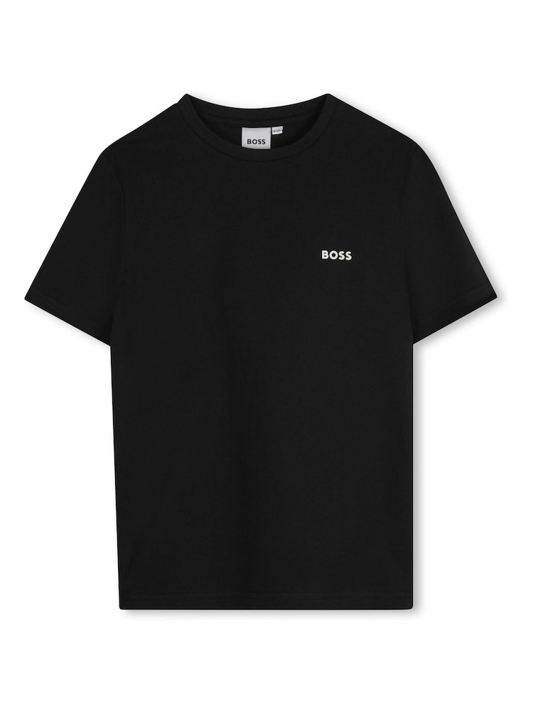 BOSS Black Chest Logo T-Shirts 2 Pack - Image 3 of 6