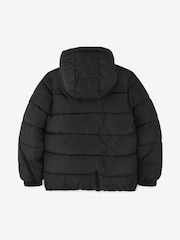 BOSS Black Chest Logo Hooded Puffer Jacket - Image 2 of 3