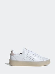 adidas White Advantage Disrupt Trainers - Image 1 of 10