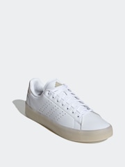 adidas White Advantage Disrupt Trainers - Image 2 of 10