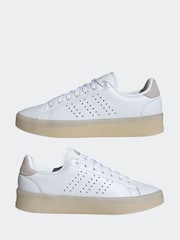 adidas White Advantage Disrupt Trainers - Image 4 of 10