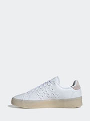 adidas White Advantage Disrupt Trainers - Image 5 of 10
