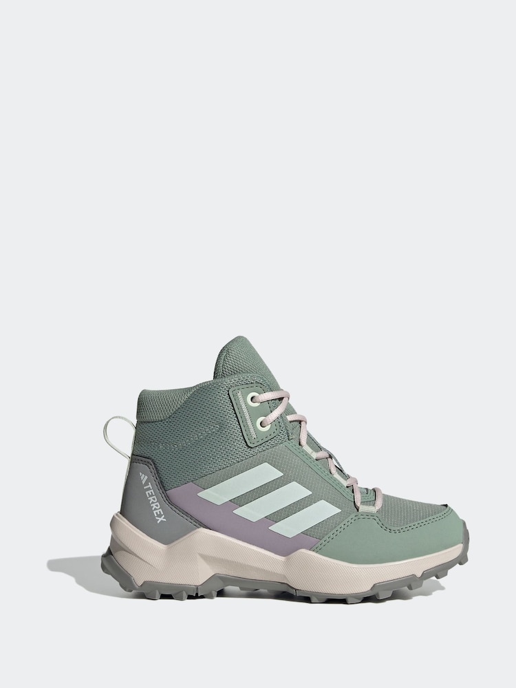 Verde/blanco - adidas Terrex AX4R Mid Trainers - Imagen 1 de 10