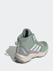 Verde/blanco - adidas Terrex AX4R Mid Trainers - Imagen 4 de 10