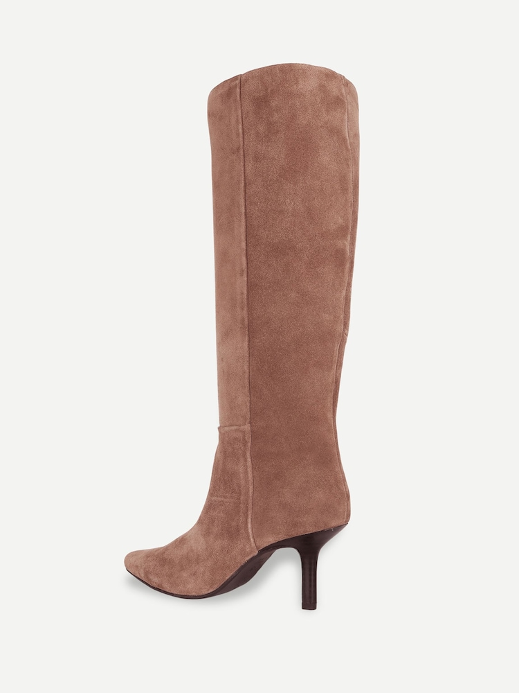 Off The Hook Rhea Suede Stiletto Heel Knee High Boots - 6суретінің 2 суреті Off The Hook Rhea Suede Stiletto Heel Knee High Boots - 6суретінің 2 суреті