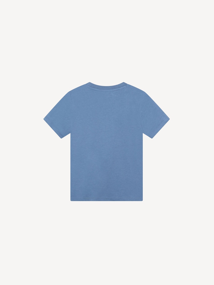 KENZO KIDS Blue Elephant Logo Short Sleeve T-Shirt - Image 2 of 2