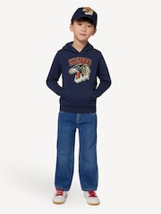 KENZO KIDS Varisty Tiger Logo Hoodie - Image 3 of 4