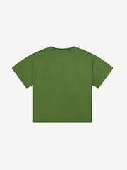 KENZO KIDS Green Jungle Animal Logo Short Sleeve T-Shirt - Image 2 of 4