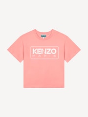 KENZO KIDS Paris Logo Short Sleeved T-Shirt - Image 1 of 2