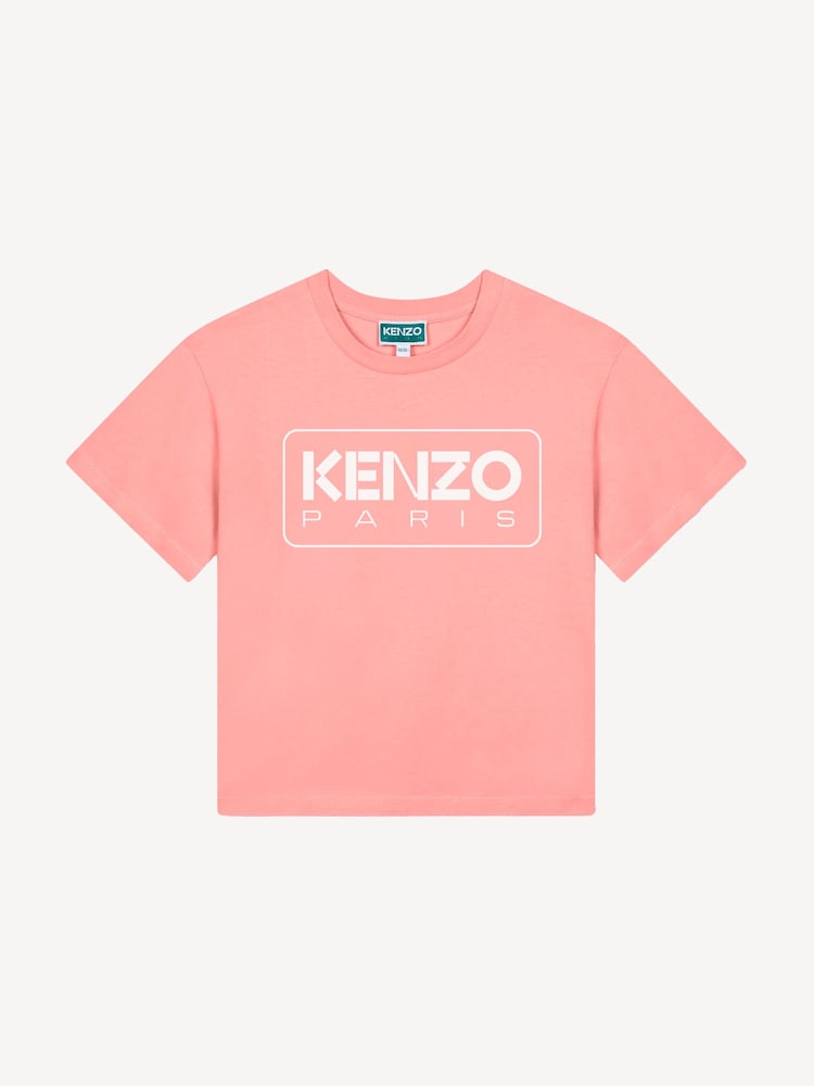 KENZO KIDS Paris Logo Short Sleeved T-Shirt - Image 1 of 2