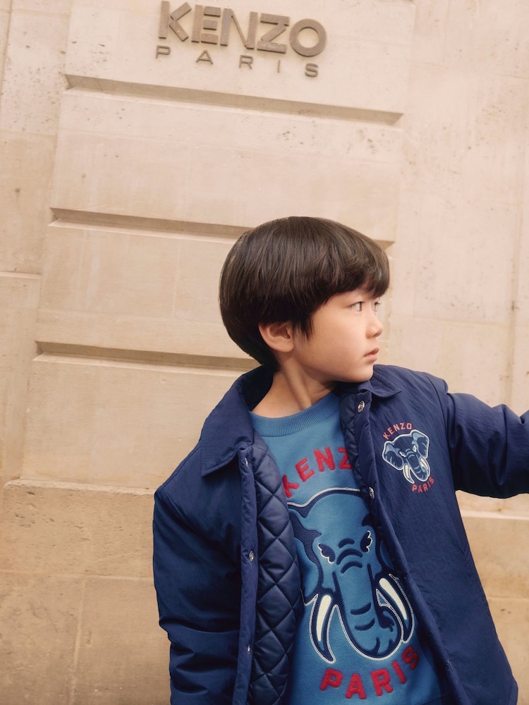 KENZO KIDS Elephant Logo Crew Neck Sweatshirt - Image 4 of 4