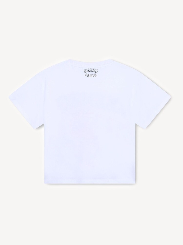 KENZO KIDS Varisty Tiger Logo Short Sleeve T-Shirt - Image 2 of 3