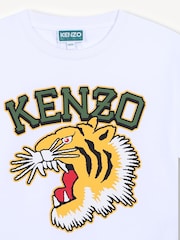 KENZO KIDS Varisty Tiger Logo Short Sleeve T-Shirt - Image 3 of 3