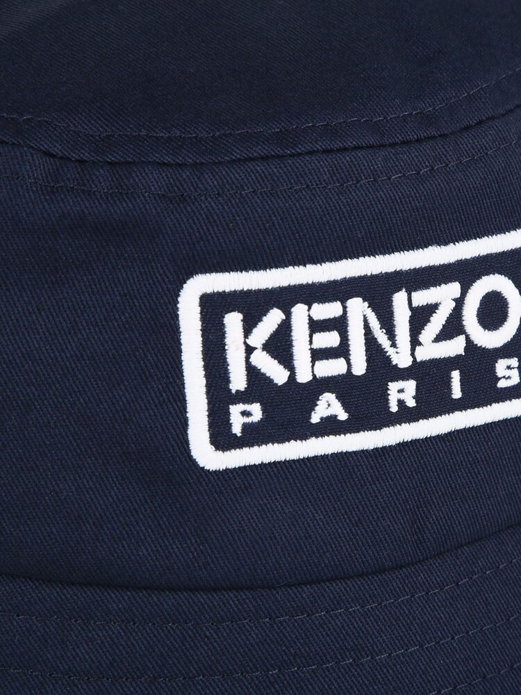 KENZO KIDS Blue Logo Bucket Hat - Image 3 of 3