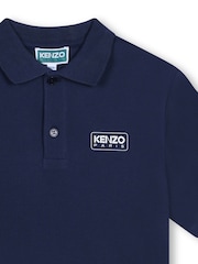KENZO KIDS Chest Logo Short Sleeve Polo Shirt - Image 3 of 3