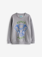KENZO KIDS Elephant Logo Crew Neck Sweatshirt - Image 1 of 1