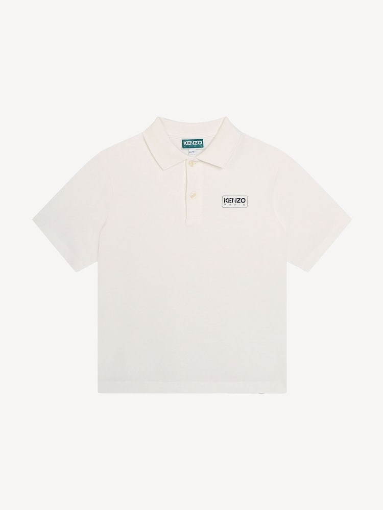 KENZO KIDS Chest Logo Short Sleeve Polo Shirt - Image 1 of 3