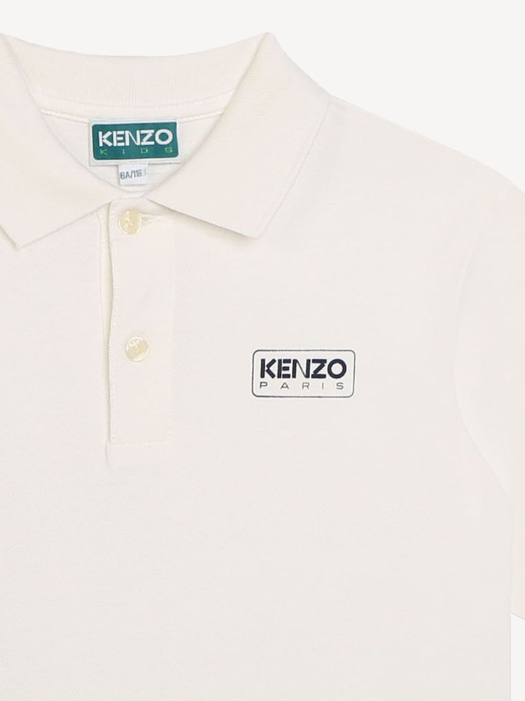 KENZO KIDS Chest Logo Short Sleeve Polo Shirt - Image 3 of 3 KENZO KIDS Chest Logo Short Sleeve Polo Shirt - Image 3 of 3
