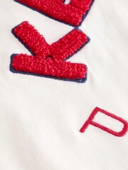 KENZO KIDS Cream Paris Logo Short Sleeved T-Shirt - Image 3 of 4