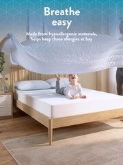 Slumberdown Blue Cool Touch PCM Summer Fitted Bedsheet - Image 4 of 9