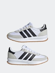 adidas White/Black Run 70s 2.0 Trainers - Image 13 of 17