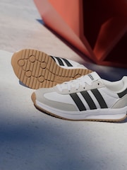 adidas White/Black Run 70s 2.0 Trainers - Image 2 of 17