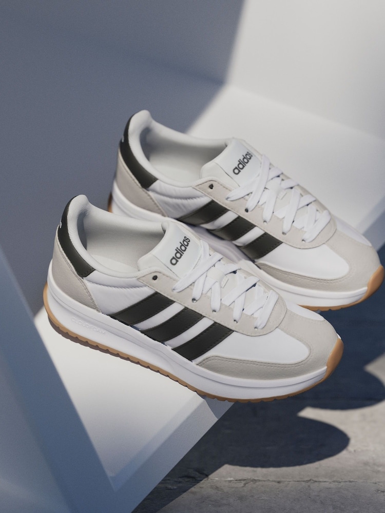 לבן/שחור - Adidas נעלי ספורט, דגם 2.0 Run 70s - Image 3 of 17