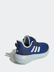 adidas Blue Kids Fortarun 3 Trainers - Image 4 of 10