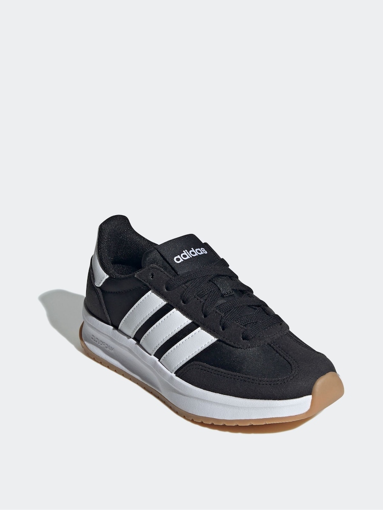 adidas Black Grey Run 70s 2.0 Trainers - Image 2 of 10