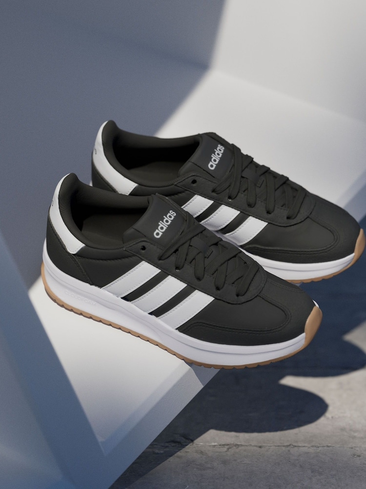 adidas Run 70s 2.0 Junior Trainers Black US 4 Kids