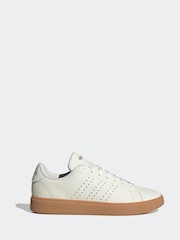 adidas White Off Advantage Trainers - Image 1 of 9