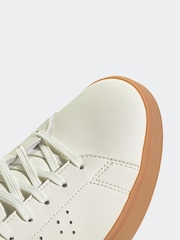 adidas White Off Advantage Trainers - Image 8 of 9
