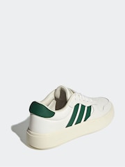 adidas White Litecourt Trainers - Image 3 of 8