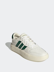 adidas White Litecourt Trainers - Image 4 of 8