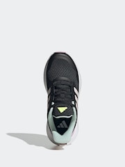 adidas Black Dark Kids Fortarun 3.0 Trainers - Image 6 of 9