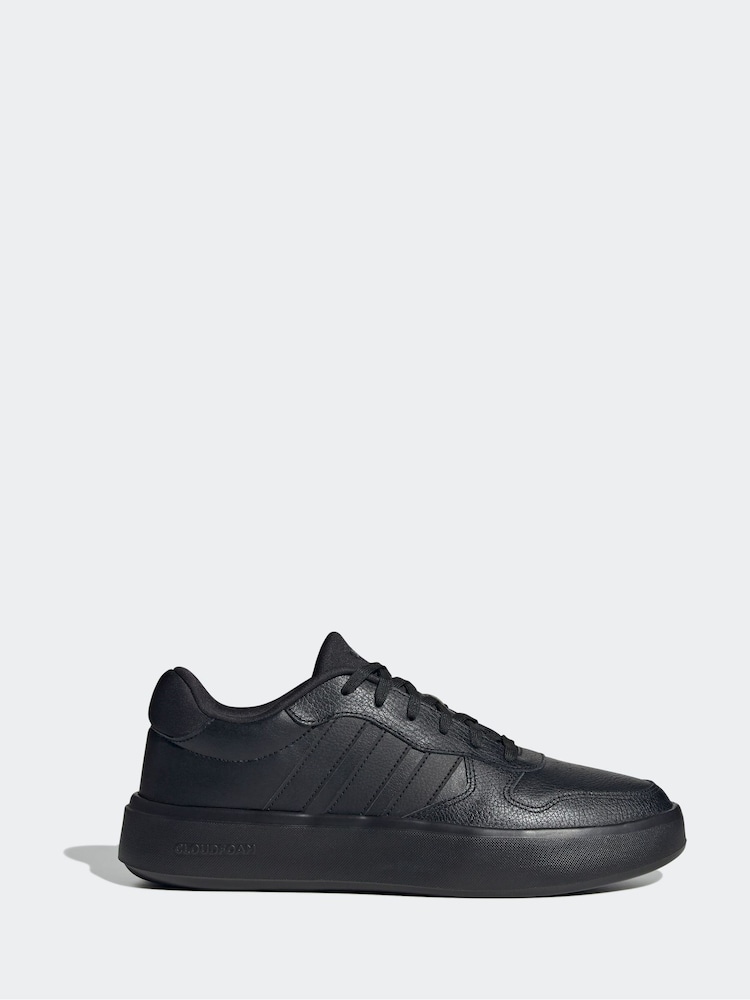 adidas Black Litecourt Trainers - Image 1 of 8
