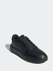 adidas Black Litecourt Trainers - Image 3 of 8