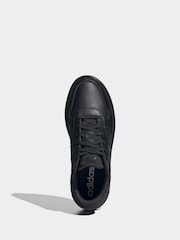 adidas Black Litecourt Trainers - Image 5 of 8