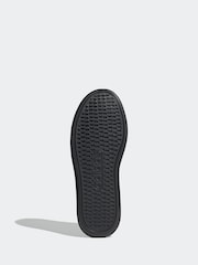 adidas Black Litecourt Trainers - Image 6 of 8
