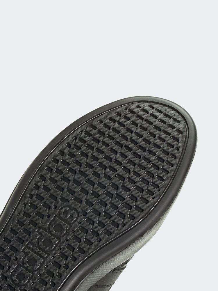 adidas Black Litecourt Trainers - Image 8 of 8