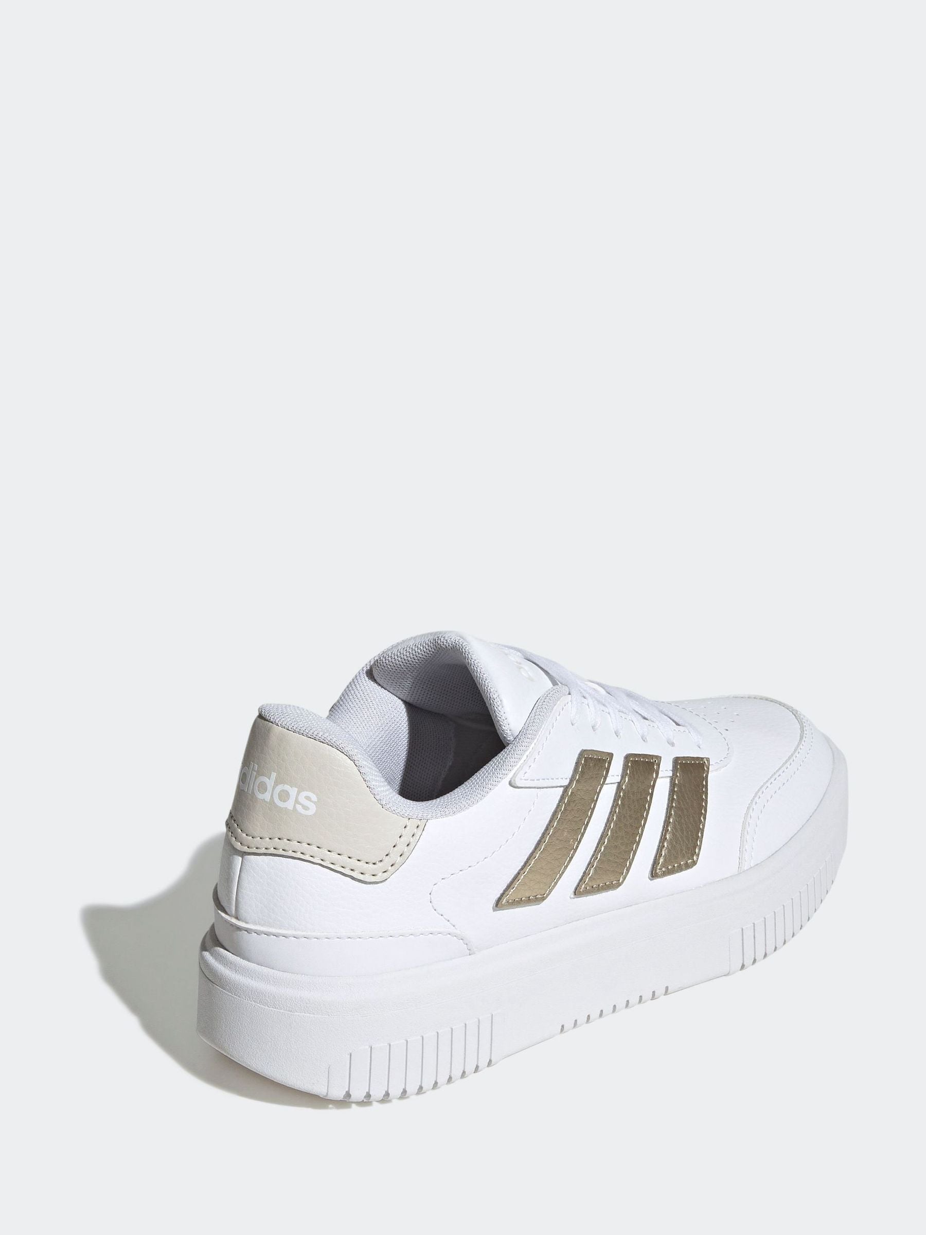Buy adidas White Gold Courtblock Bold Trainers from Next USA
