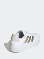 adidas White Courtblock Bold Shoes - Image 4 of 9