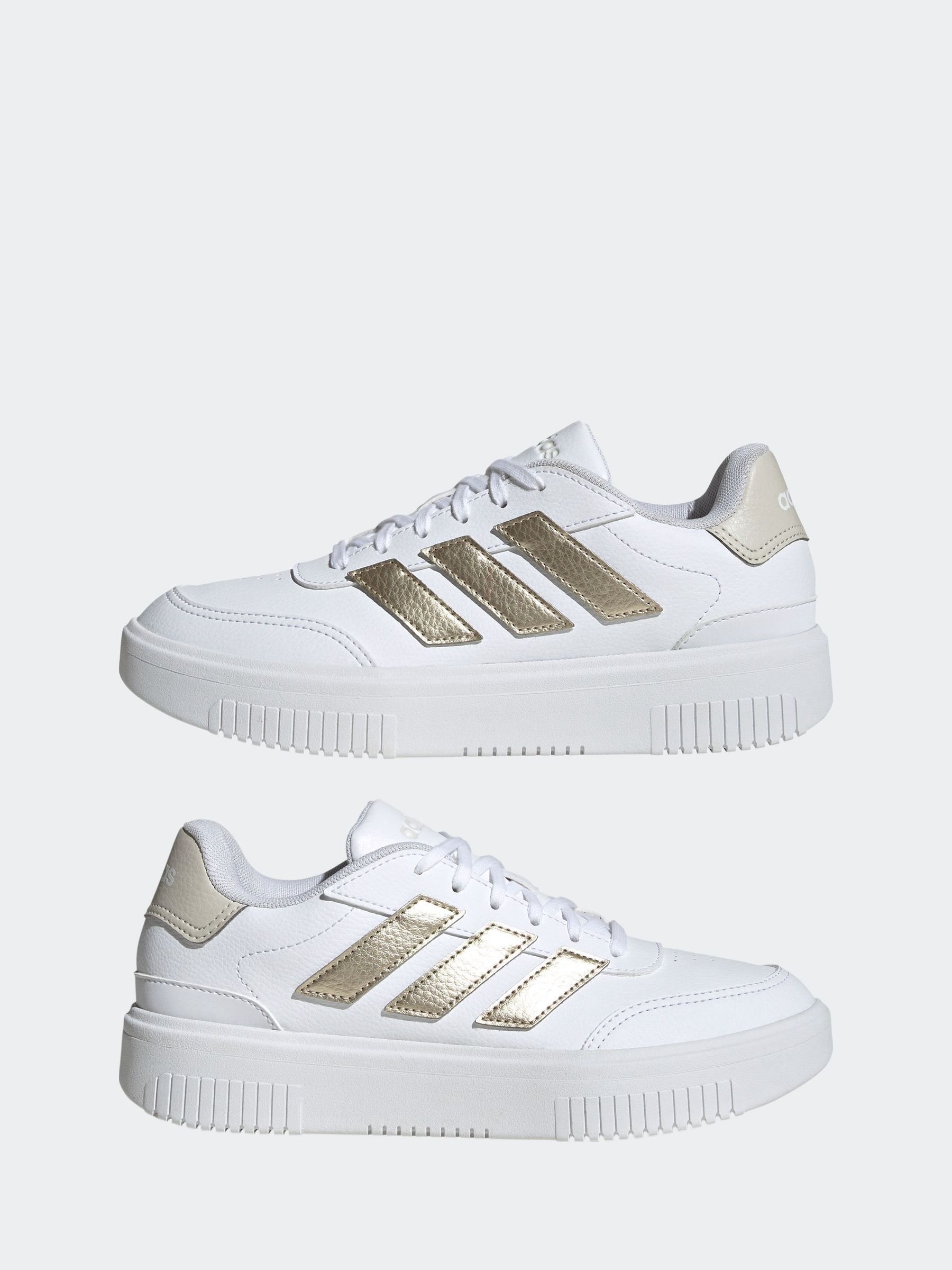 Buy adidas White Courtblock Bold Shoes from Next Canada