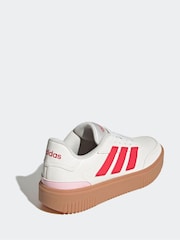 adidas White Courtblock Bold Shoes - Image 4 of 9