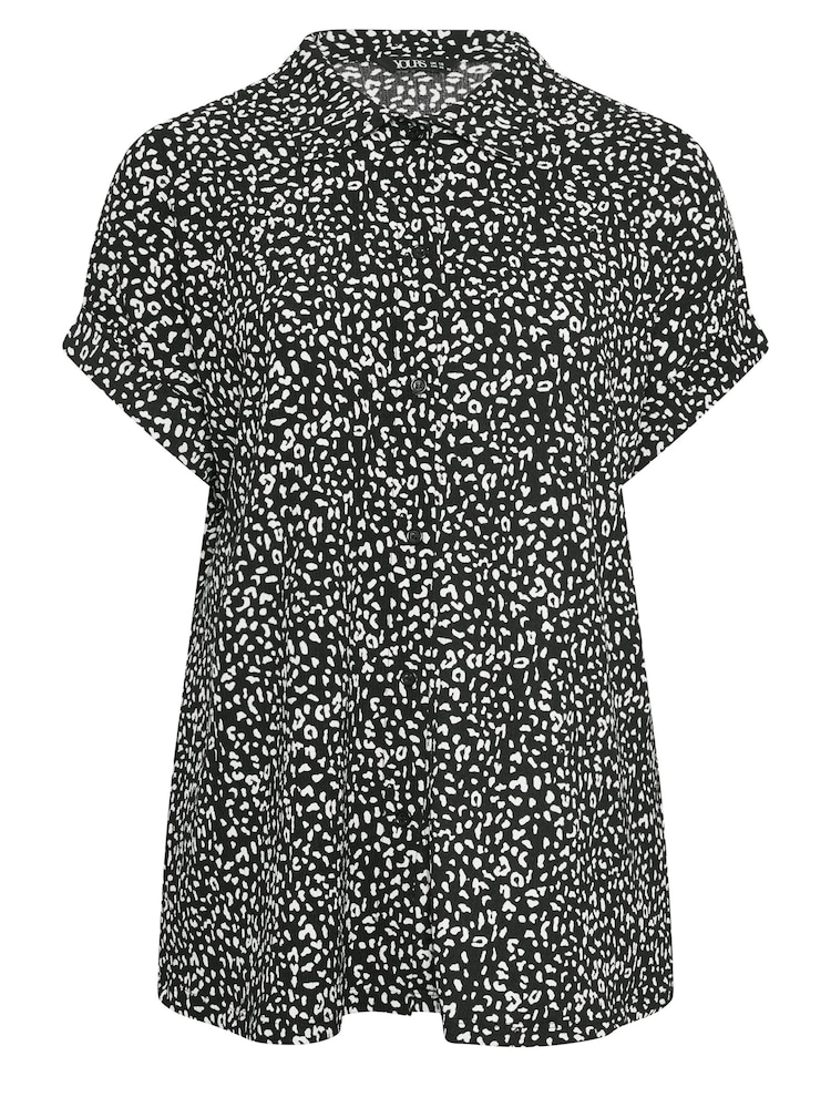 Schwarz - Yours Curve Hemd mit Knopfleiste - Bild 5 von 5 Schwarz - Yours Curve Hemd mit Knopfleiste - Bild 5 von 5
