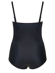 Yours Curve Black Palm Swimsuit - Image 7 of 7