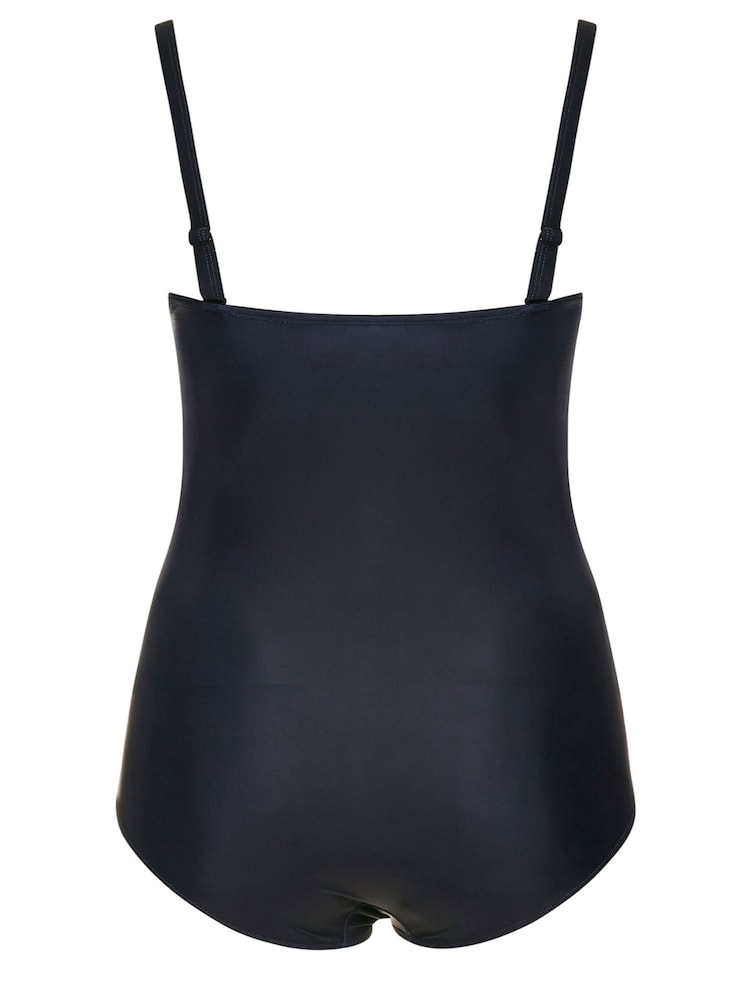 Yours Curve Black Palm Swimsuit - Image 7 of 7
